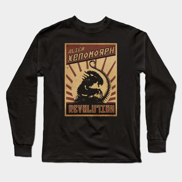 Xenomorph Revolution Long Sleeve T-Shirt by CTShirts